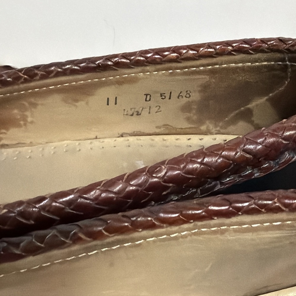 Allen Edmonds Tassel Loafers, Black And Brown Men's Size 11 D 5/68 - Picture 7 of 10